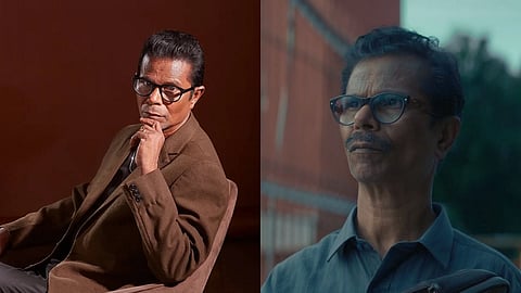 Indrans (L), the actor in Karuppu