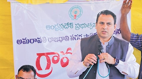 APCRDA Commissioner Vijay Rama Raju.