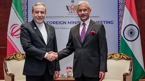 External Affairs Minister S Jaishankar and Iranian Foreign Minister Abbas Araghchi.