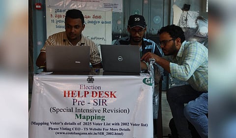 Special Intensive Revision (SIR) of electoral rolls in Telangana will begin on June 25.