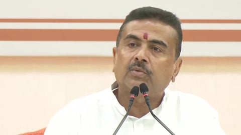 West Bengal state Chief Minister Suvendu Adhikari