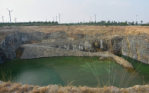 Stone quarry image used for representation