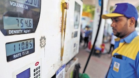 Petrol price in Hyderabad is now Rs 110.89 per litre.