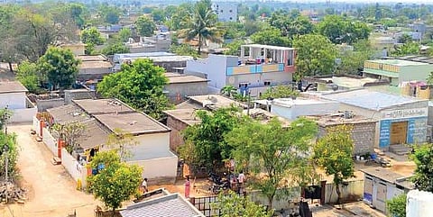 Located in Vemulapally mandal, the village has 1,117 families and a population of around 3,542.