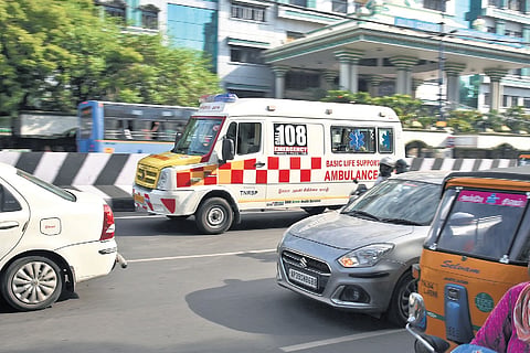 During 2025-26, 1,485 babies were delivered in ‘108’ ambulance in TN