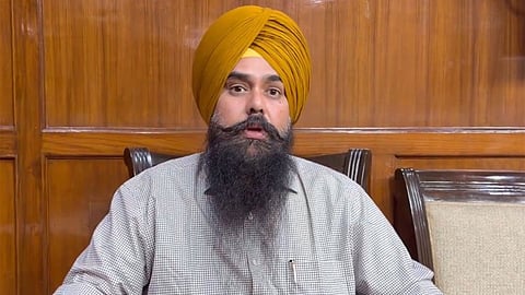 AAP MP Malvinder Singh Kang.