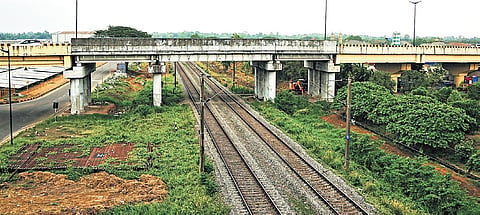 Land levelling work progressing for Nedumbassery railway station