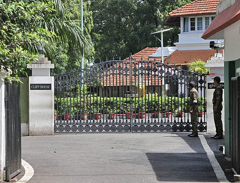 Cliff House, the official residence of Kerala chief minister VD Satheesan.