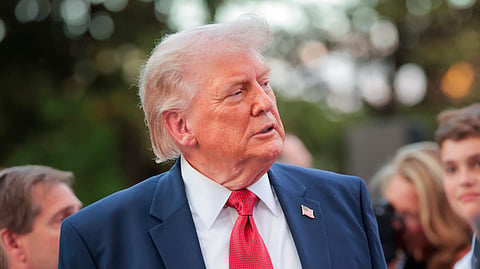 US president Donald Trump