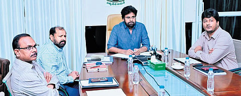 Pawan Kalyan urged effective use of Rs 400 crore allocated under the National Clean Air Programme, to reduce particulate pollution by 40 percent.