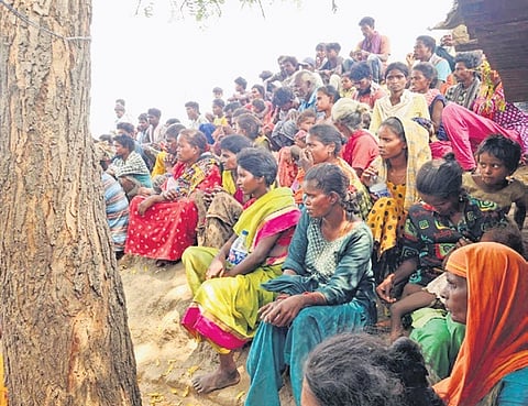 Families, including women, children, and elderly persons, were rescued from four kilns in Siddapur village, Nandipet mandal.