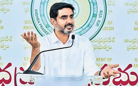 Minister for HRD and IT Nara Lokesh