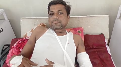 The victim, Natvarbhai Vasava.
