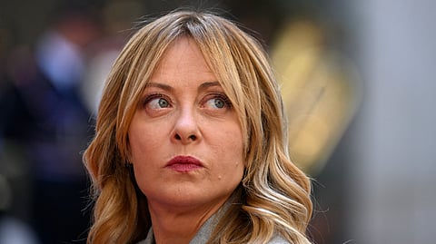 Italy's Prime Minister Giorgia Meloni.