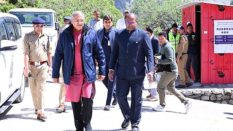 Chief Election Commissioner Gyanesh Kumar arrives in Uttarkashi to inspect the polling booths in the border district and the special intensive revision works.