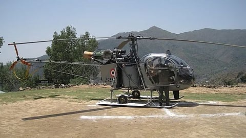 Representative image of a Cheetah helicopter.