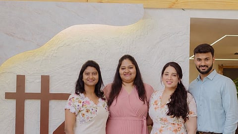 (L-R) Udaya Sri Puli, Dr Sai Sandhya, Dr Shravya Chepur and Dr Venkat Apoorv Thungathurthi