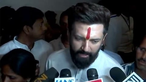 Union Minister Chirag Paswan