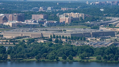 The Pentagon is seen, Tuesday, May 19, 2026, in Washington.