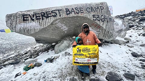 Trekker mom takes 7-year-old to heights of glory