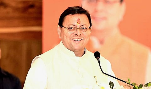 CM Pushkar Singh Dhami.