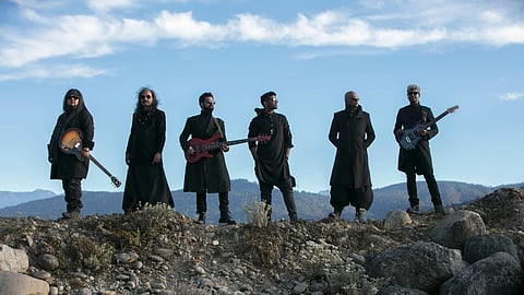 Parikrama members (L–R): Late Sonam Sherpa, Subir Malik, Gaurav Balani, Srijan Mahajan, Nitin Malik and Saurabh Chaudhry