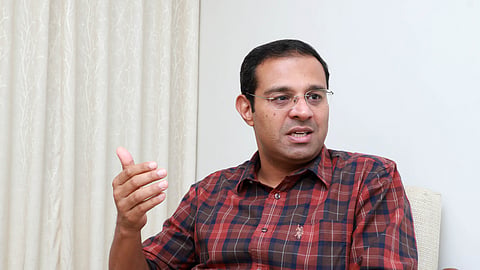 Kerala Higher Education Minister Roji M. John during an interview in Thiruvananthapuram on Friday.