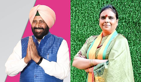 Kewal Singh Dhillon (L) and Dr Archana Gupta.