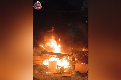 In another incident, Delhi Police rescued 13 people, including 11 visually impaired students, after a building caught fire in north Delhi’s Burari area.
