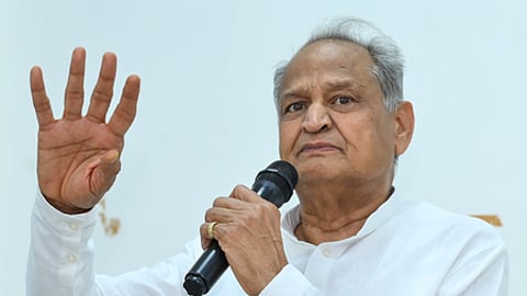 Former Rajasthan chief minister Ashok Gehlot