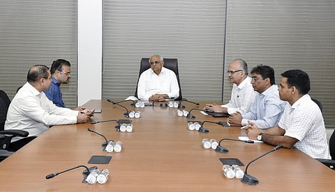 Gujarat Chief Minister Bhupendra Patel convened a high-level emergency review meeting in Gandhinagar on Wednesday.