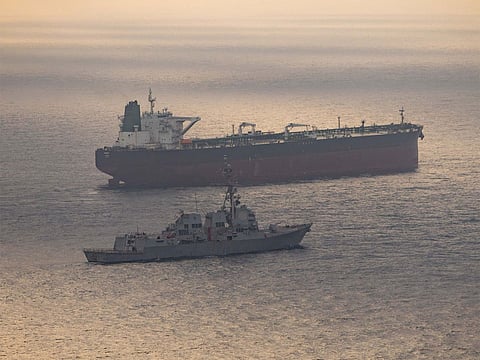 US-Iran tensions escalate as US strikes continue and Tehran targets ships in the Strait of Hormuz, IMO says.