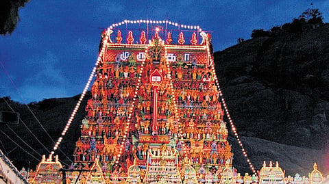 The Subramaniya Swamy temple in Thiruparankundram