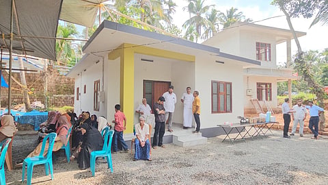 One of the four houses constructed by the teacher couple in Kannur.