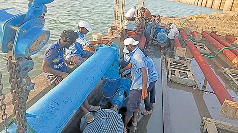 The move comes after nearly eight tmcft of water was released from the reservoir in March to facilitate repair works.