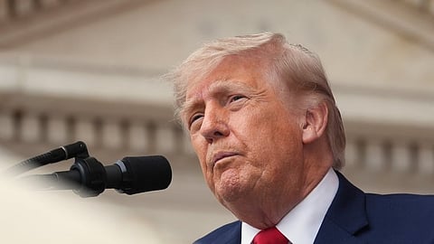 US President Donald Trump said he had secured guarantees from Iran that it would not develop nuclear weapons, as reports emerged he had sent a tougher peace proposal back to Tehran.
