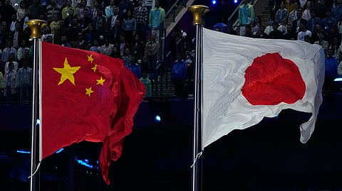 China Japan Flag