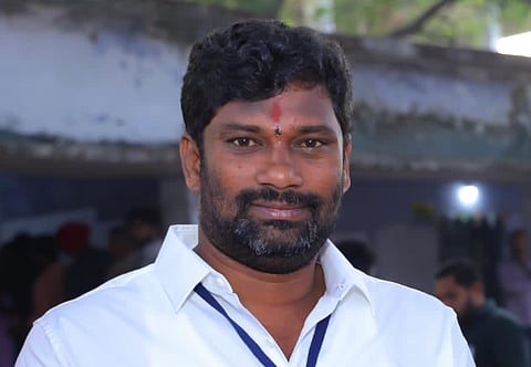 BRS leader and former Chennur MLA Balka Suman.