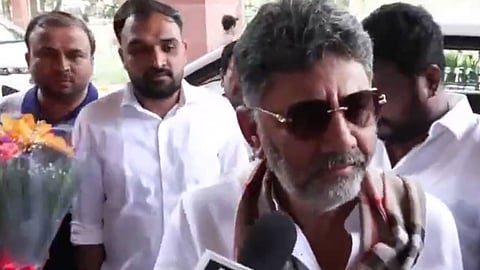 Karnataka CM-designate DK Shivakumar in Delhi to meet top Congress leadership.