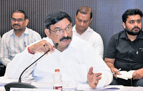 Vizag North MLA leader P Vishnu Kumar Raju