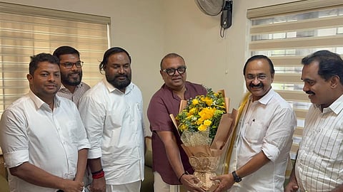 The meetings triggered backlash online and within Congress, with leaders questioning the political message of engaging BDJS leader Thushar Vellappally, an NDA convenor.