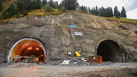 According to officials, Gadkari will visit the Zojila construction site to trigger the final breakthrough blast.