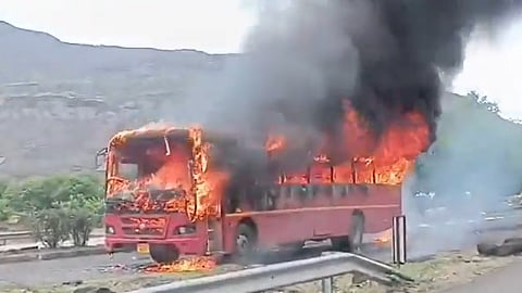 All the deceased were travelling in the bus that caught fire.