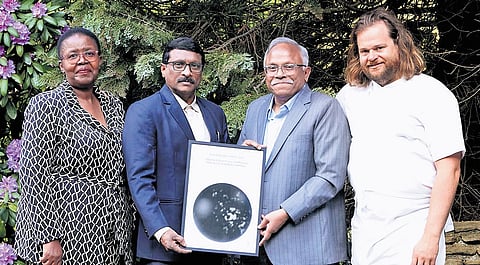 DPM B Venkatesh expressing happiness over APCNF winning the Food Planet Prizeâ 2026.
