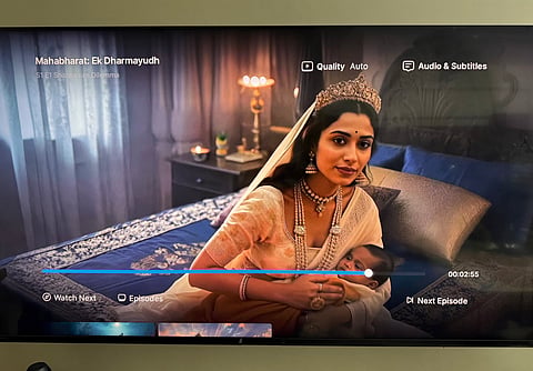 An AI-generated Mahabharata adaptation streaming online