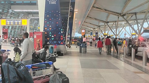 Terminal 3 of Delhi airport.