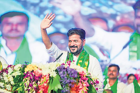 Chief Minister A Revanth Reddy, addressing the gathering at Koheda on Saturday