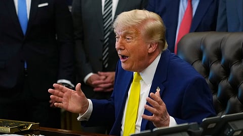 US President Donald Trump has expressed confidence that a trade deal with India is nearing completion