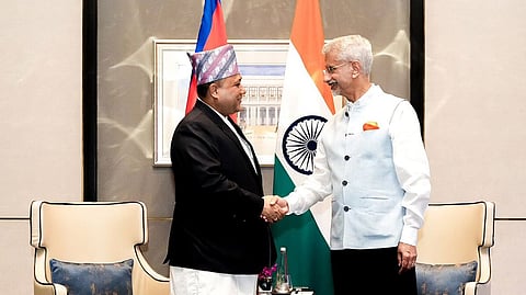 Jaishankar, Nepal Foreign Minister Khanal hold bilateral talks, review development cooperation and trade.