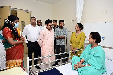Health and Family Welfare minister Mukesh Mahaling also conducted surprise inspections of two private hospitals in the city on Saturday to assess compliance with the advisory.